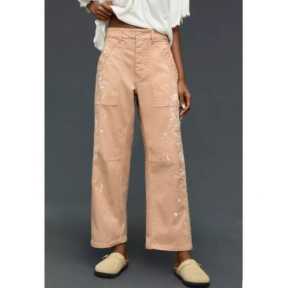 Brand New Pilcro Millie Low-Slung Barrel Pants - Picture 4 of 16